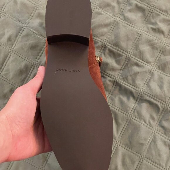 New Cole Haan Haidyn bootie scotch suede 10 B - Picture 9 of 10